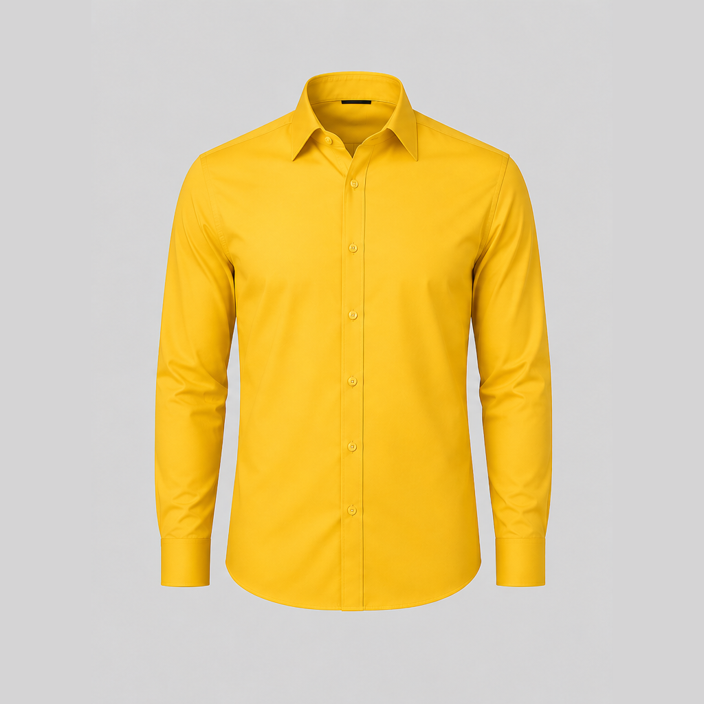 Packaging Technology Male Shirt (Yellow)