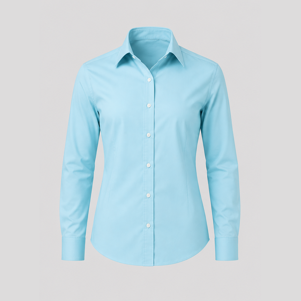 Public Administration Female Complete Dress Code (Light Aqua Blue Shirt & Black Trouser)
