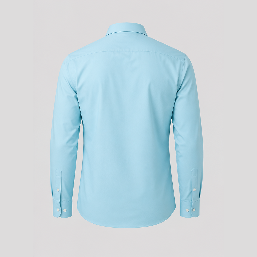 View 2 of Public Administration Male Shirt (Light Aqua Blue)