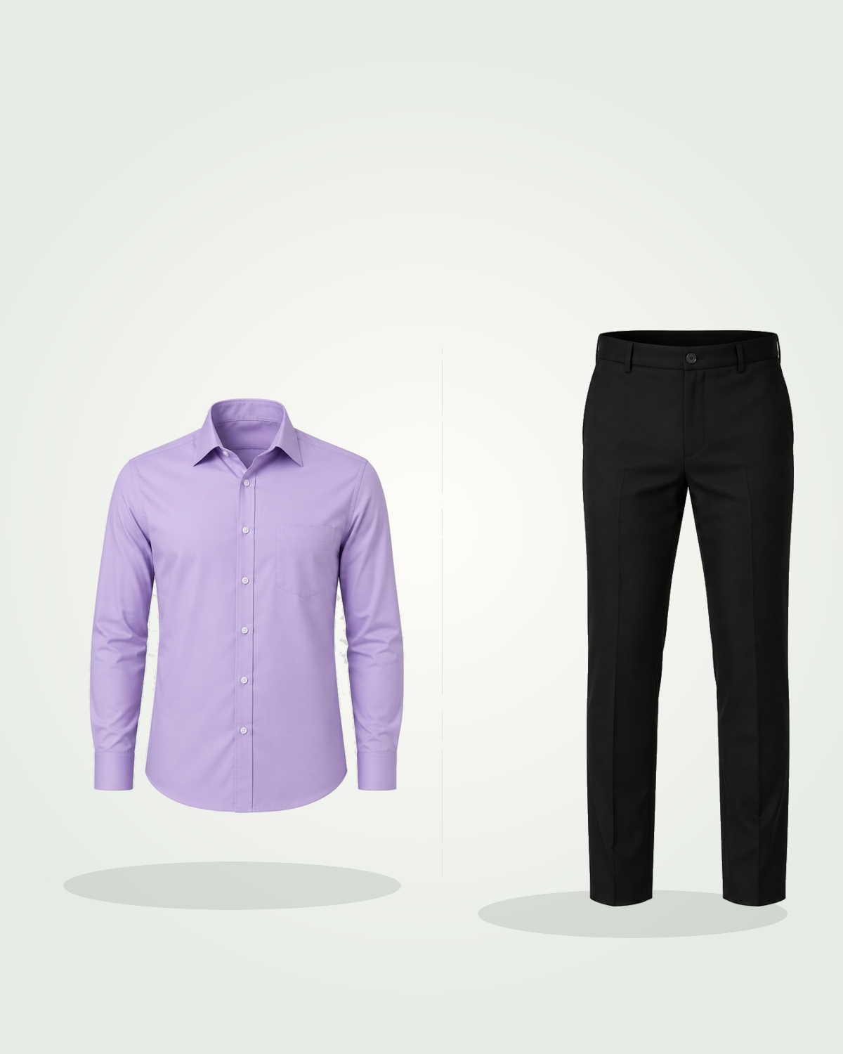 Agric Business Male Complete Dress Code (Soft Violet Shirt & Black Trouser)