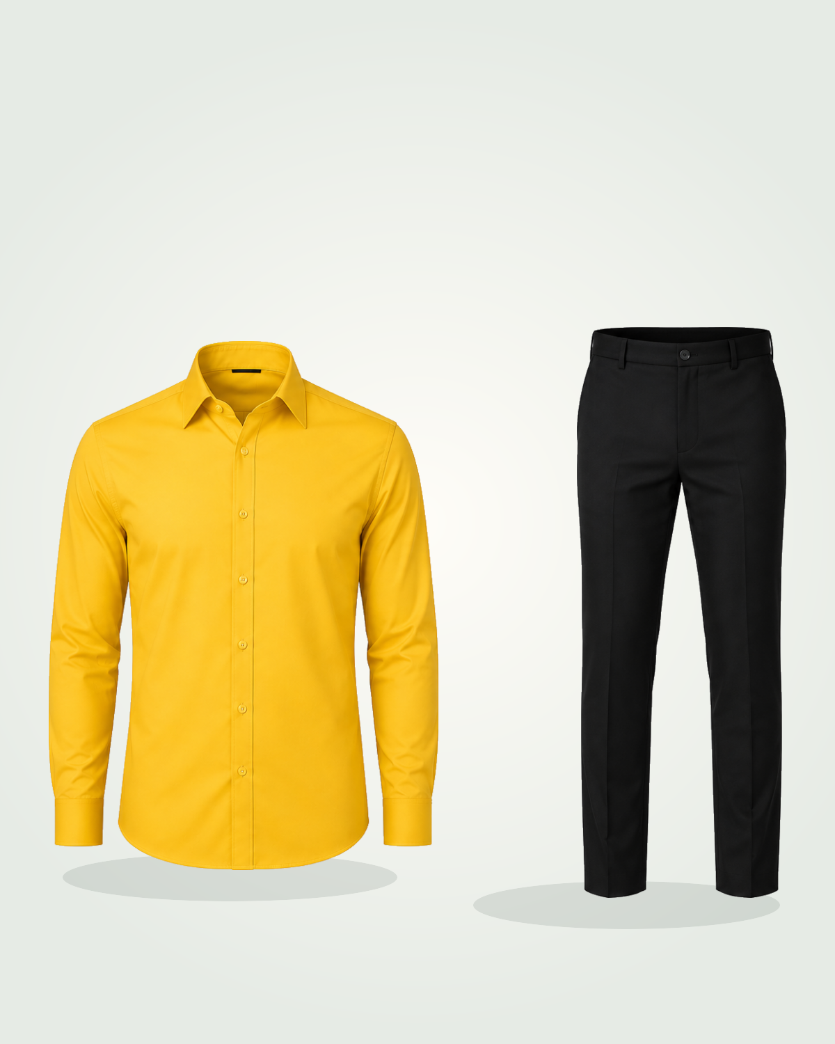 Packaging Technology Male Complete Dress Code (Yellow Shirt & Black Trouser)