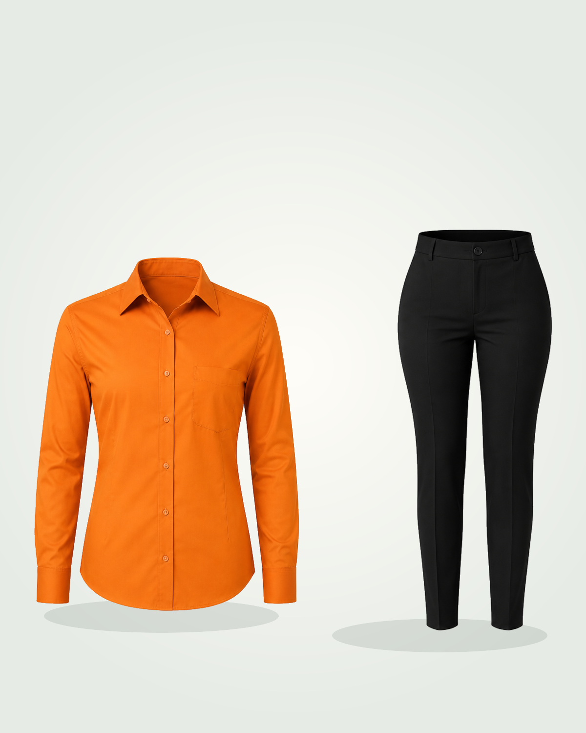 Publishing Studies Female Complete Dress Code (Orange Shirt & Black Trouser)